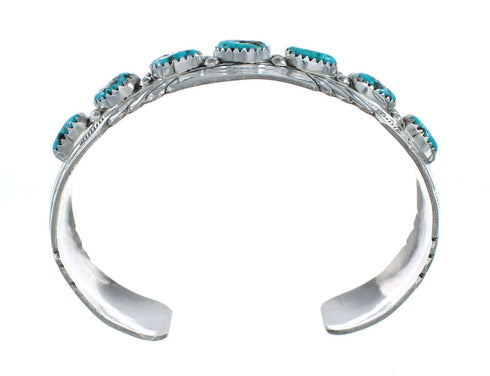 Native American Navajo Turquoise Sterling Silver Cuff Bracelet NN20174